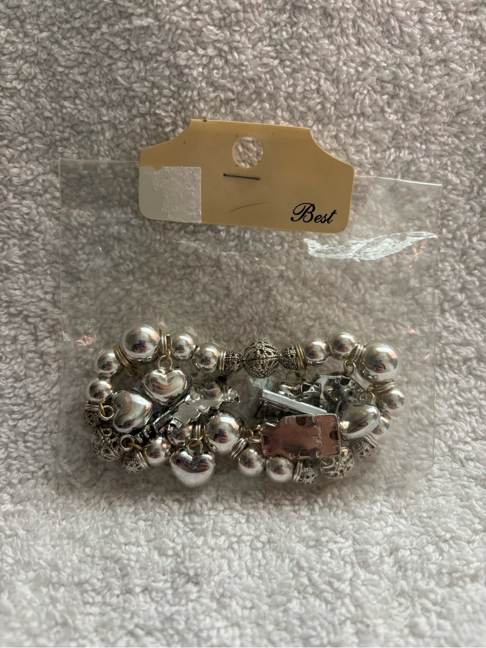 New vintage best costume jewelry nurse / first responder themed charm bracelet